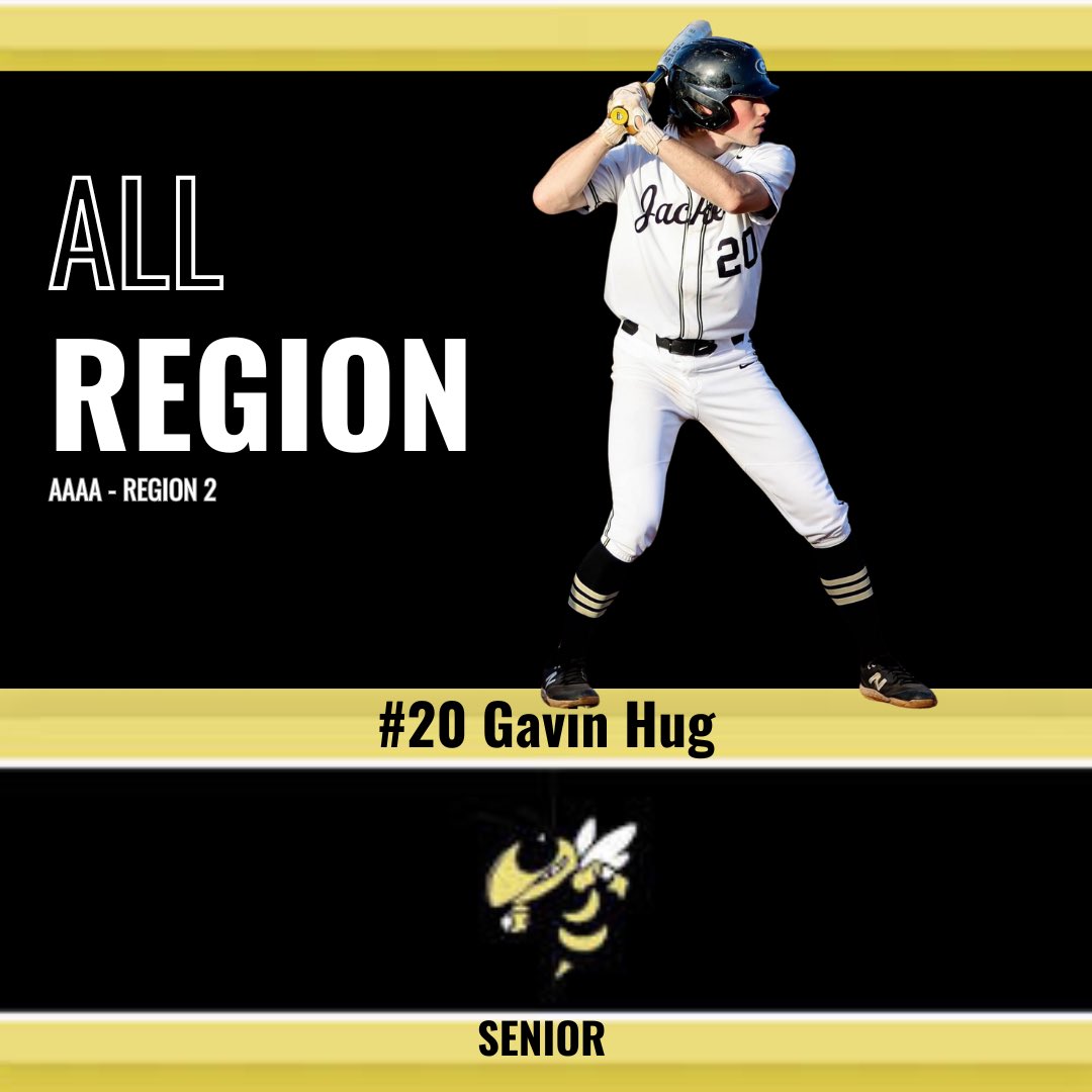 Congrats to #20 Gavin Hug on being named to the All Region Team for 4A - Region 2! Proud of you!🎉⚾️👏🏼