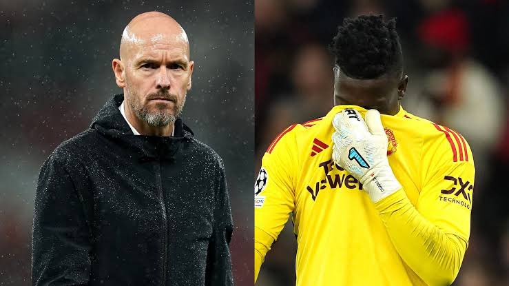 🚨🚨| André Onana is the 𝗙𝗜𝗥𝗦𝗧 goalkeeper in Manchester United's history to face 𝟮𝟬𝟬 shots in a single season in the Premier League. 🤯🧤