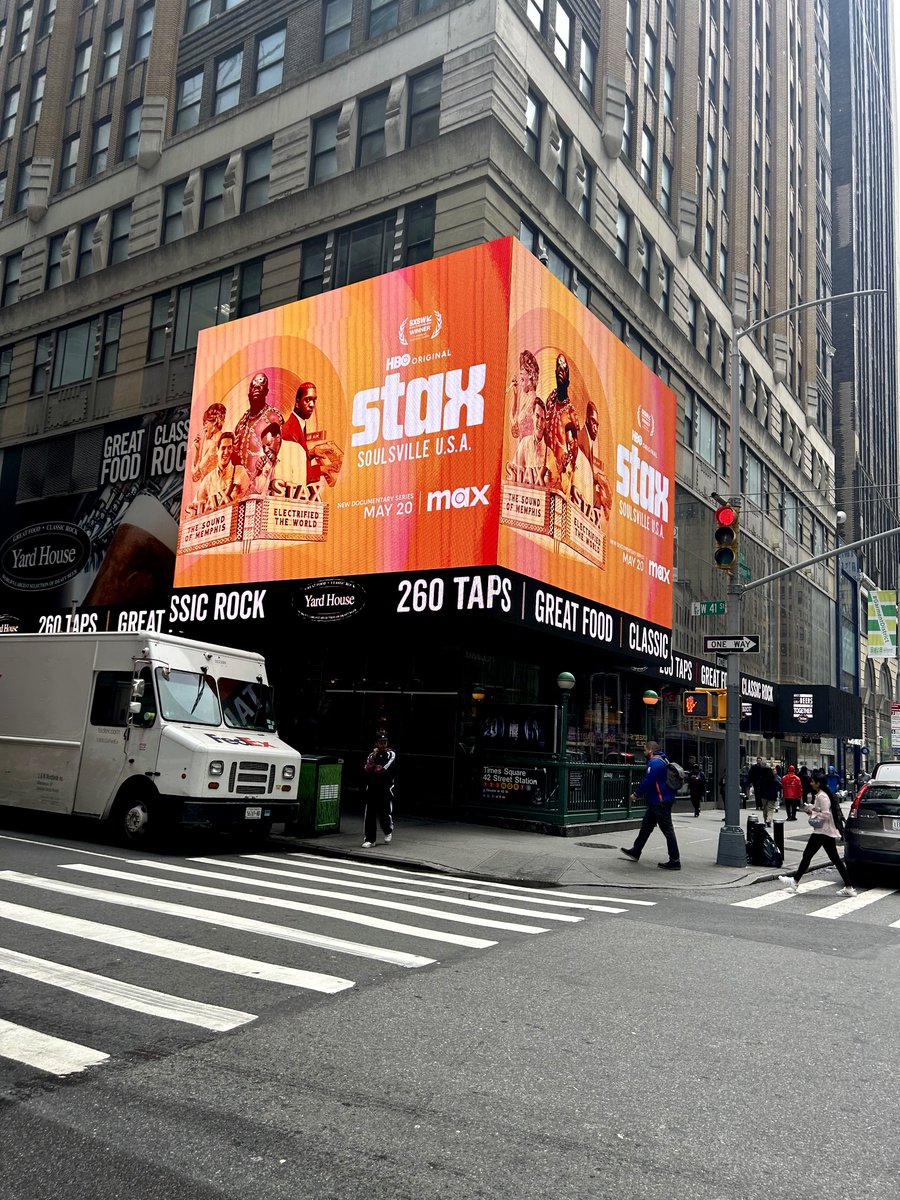 Spotted in NYC and LA 👀 STAX: Soulsville U.S.A. premieres on @HBO and @StreamOnMax on May 20! Who's planning to tune in?! Find out more here: staxrecords.com/news/stax-soul…