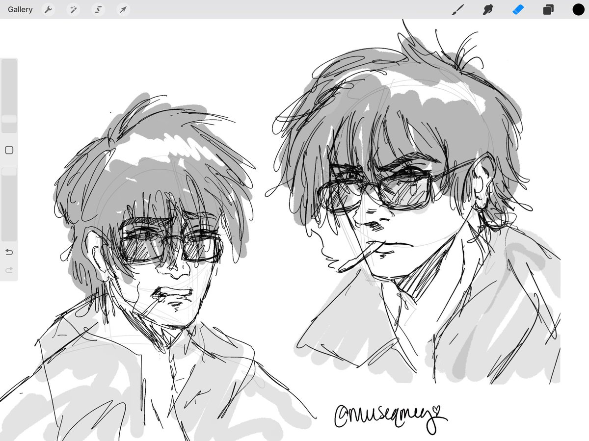 downloaded some micron brushes for scribblez 

happy woowoo wednesday

#trigun #nicholasdwolfwood