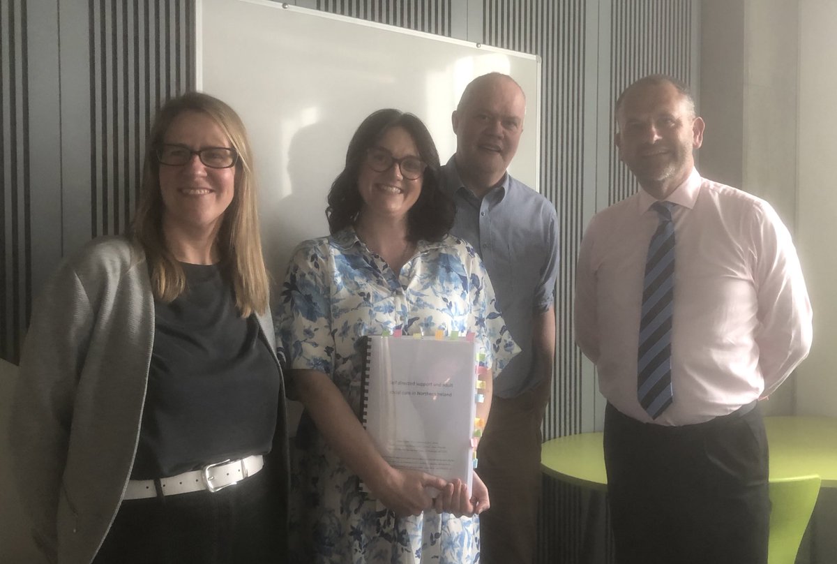 Today, I successfully defended my thesis on Self Directed Support & Adult Social Care in NI with minor corrections. Thank you very much to my examiners @DrCNeedham & @killicks2 and Chair Paul Carmichael. I’m so grateful for their feedback & support #PhDone @UlsterUniPhD @ASPS_UU