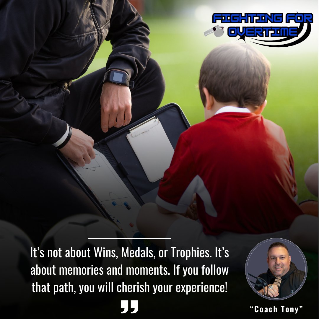 🥊 Fighting For Overtime: Some people need wins to feel accomplished and that's fine. However, @RizeWithTony preaches memories and moments that you will cherish for a lifetime! 

****Get caught up on all episodes here: open.spotify.com/show/31s434qgs…

#youthsports #coaching #youthleague
