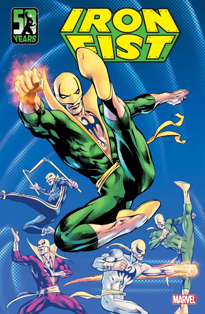 Marvel will celebrate Iron Fist's 50th anniversary with a one-shot special, releasing this August 14. Featuring stories written by Chris Claremont, Alyssa Wong, Justina Ireland, Frank Tieri and Jason Loo. With art by Lan Medina, Von Randal, Elena Casagrande, Ty Templeton and