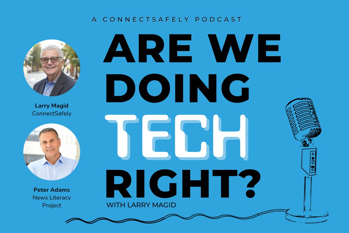 On the latest episode of 'Are We Doing Tech Right?' @larrymagid talks to Peter Adams of @NewsLitProject about the upcoming election and what we can do about mis- and disinformation connectsafely.org/detecting-disi…