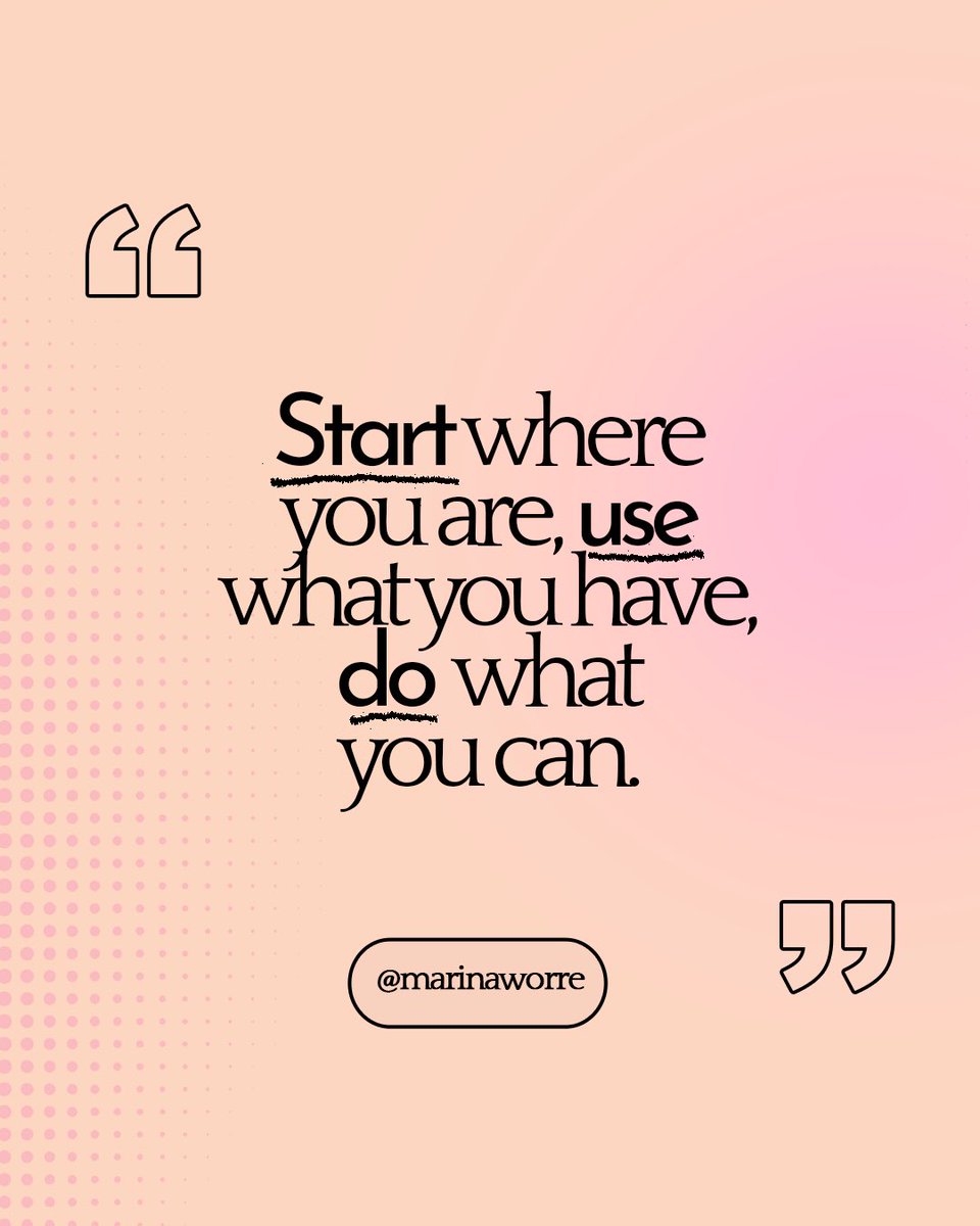 Begin your journey from exactly where you stand, leveraging whatever tools you possess, and taking action with the resources available. Your potential knows no bounds.