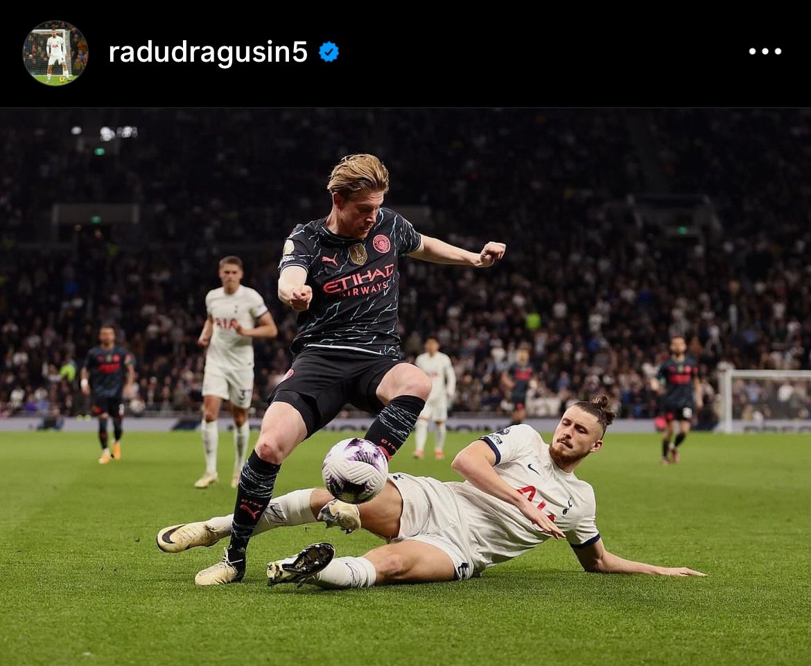 Radu Dragusin on Instagram:

“Competing with the best challenges us to elevate our game. Yesterday’s result wasn’t what we aimed for, but it’s a step in our journey of improvement. One more game to go ⚔️”