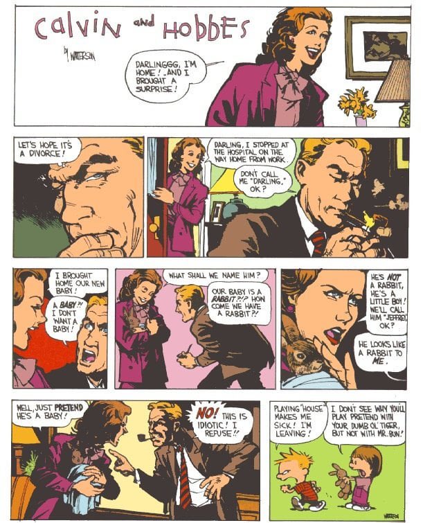 TheeFantomas's tweet image. Calvin and Hobbes was such an incredible comic