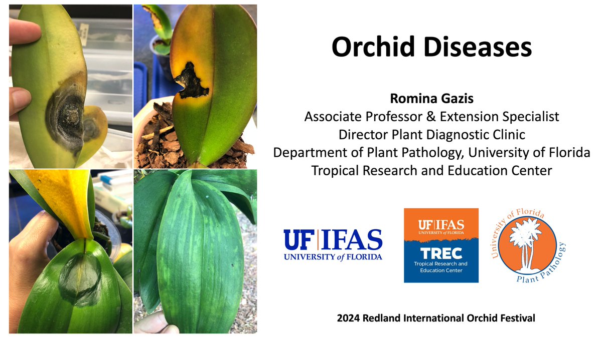 Ready to talk about #orchids #planthealth 🤓 @APS_Extension @UFTropical @UFPlantPath @FairchildGarden