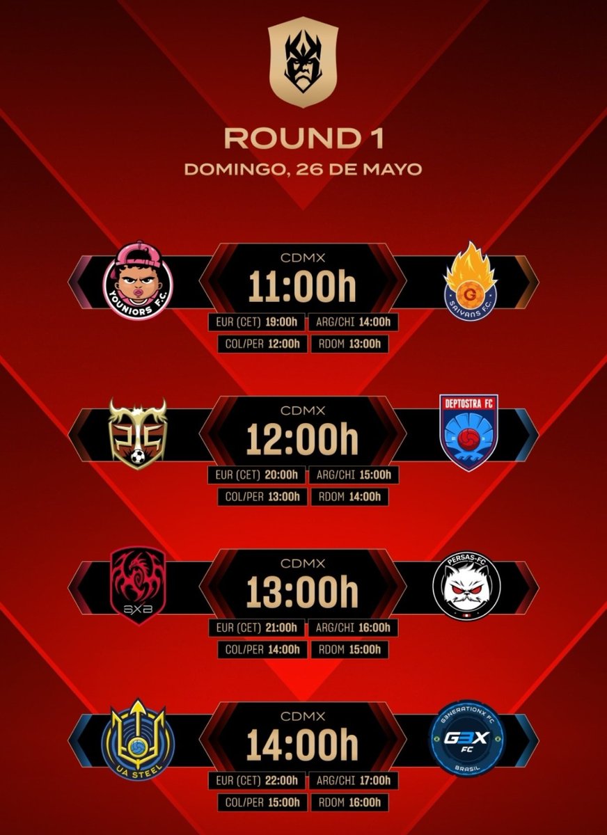 Así los horarios para el Redemption Game y primera ronda de la Kings World Cup. No se queden fuera passline.com/sitio/kings-wo…