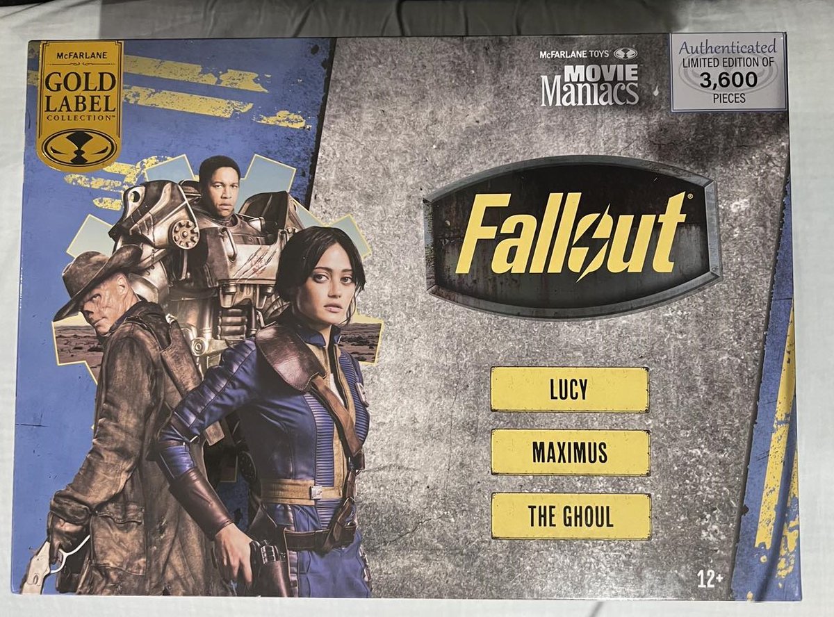 Yeah, I'm a kid at heart. A section in my home office for figurines. I think it's important to stay young, at least in one form or fashion. Just came in from the @falloutonprime series - well worth watching! #Fallout