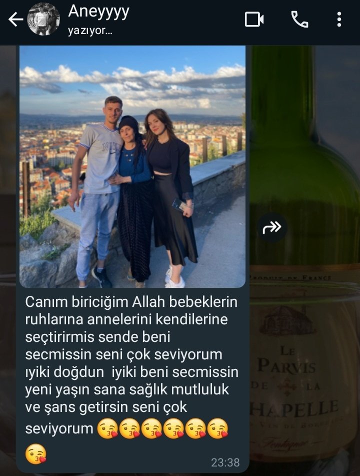 Ben biraz duygulandım..