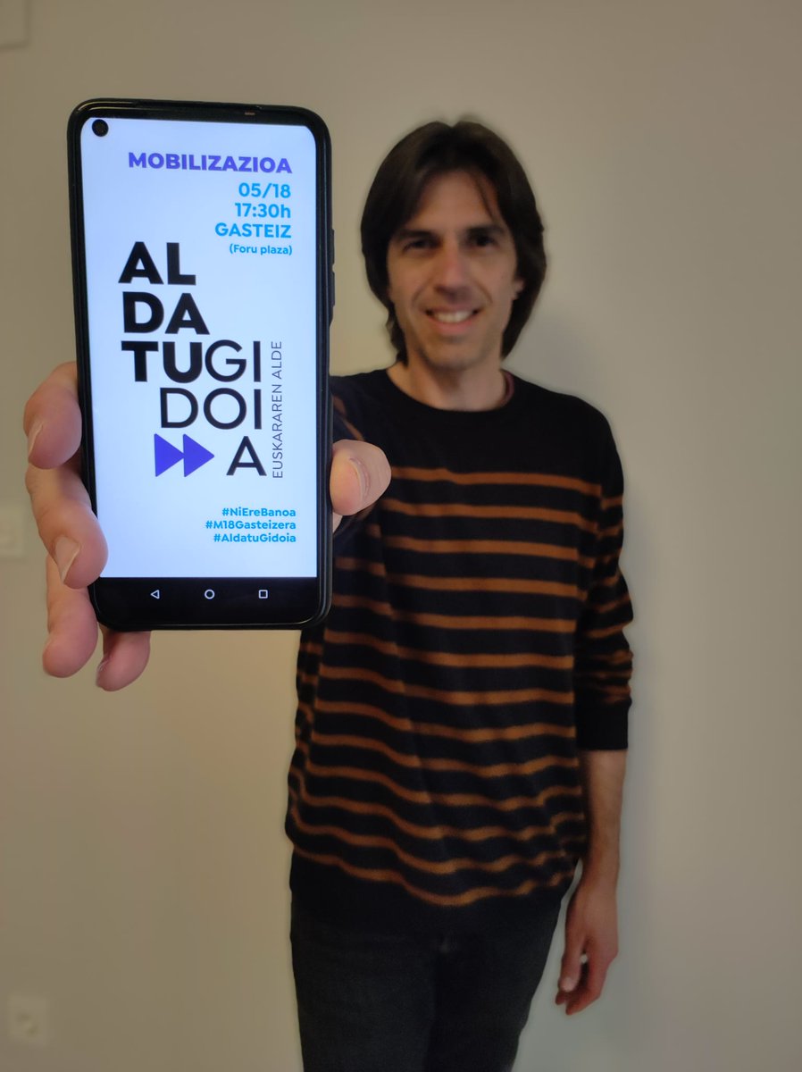#AldatuGidoia #NiEreBanoa #M18Gasteizera #Euskararenalde