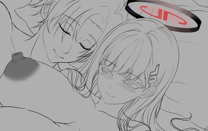 リオママと先生  二人目  WIP 🥰🥒💦 🤰

https://t.co/phQLERh2wl
#妊婦 #ブルーアーカイブ #調月リオ 