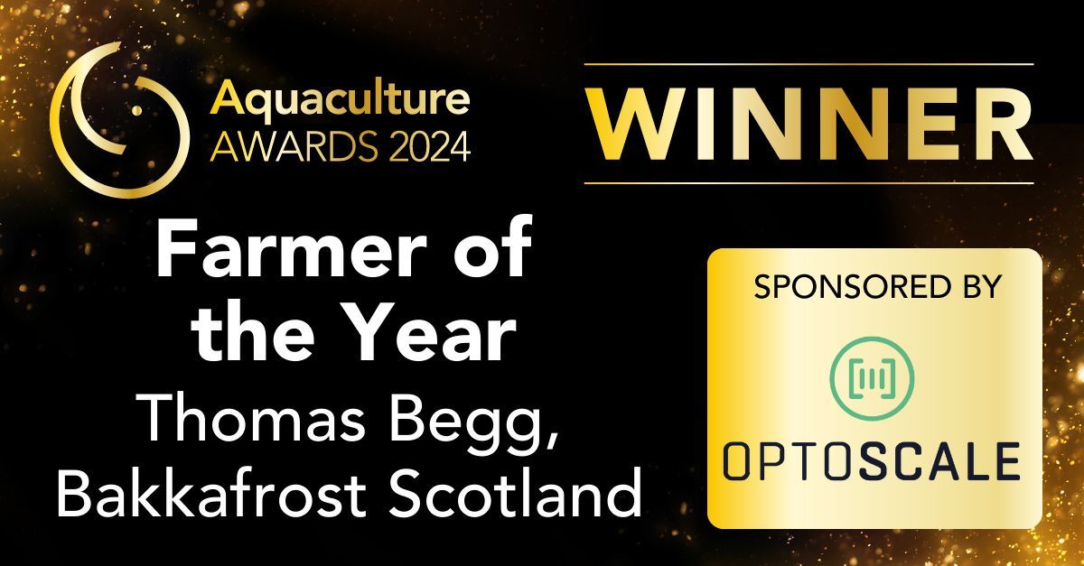 This year's winner of the Farmer of the Year award is…. Thomas Begg from Bakkafrost Scotland. Sponsored by @Optoscale. Huge congratulations! Check out the entry video here aquacultureawards.com/wp-content/upl…