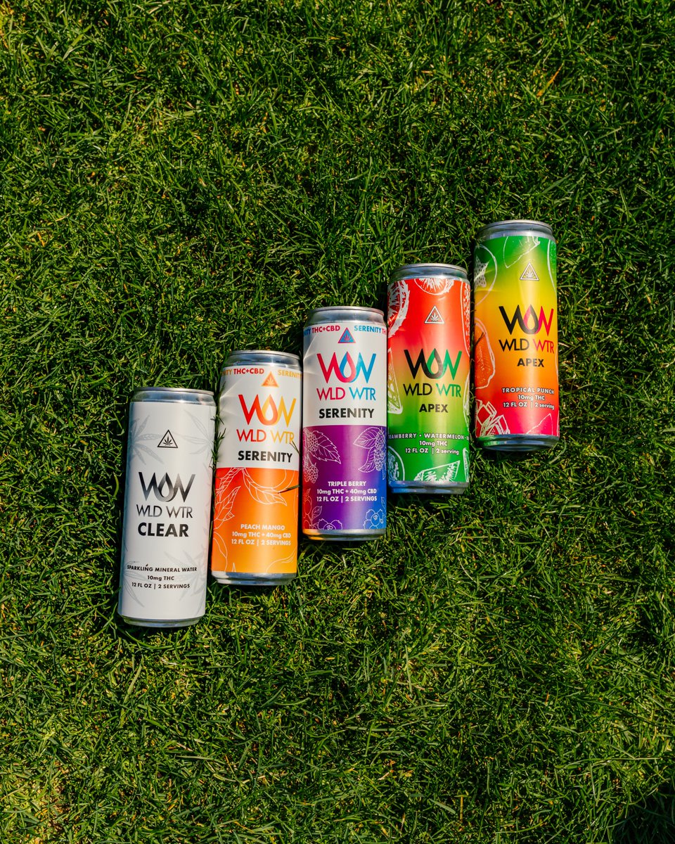 Hello X! Who's ready to get WLD with us? Introducing WLD WTR THC &amp; CBD infused seltzers.🌿Follow along on this WLD ride and stay tuned for more!