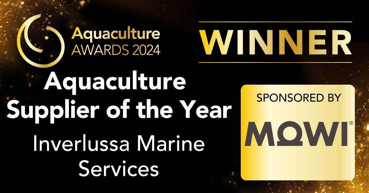 And the winner of the Aquaculture Supplier of the Year at this year's #AquacultureAwards24 is…. @InverlussaS. Category sponsored by @MowiScotlandLtd