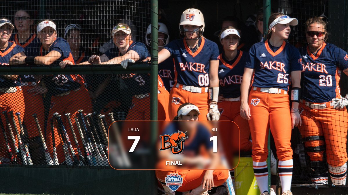 SB: Final - #4 Baker falls to #3 LSUA, 7-1 in the NAIA Opening Round bringing the Wildcats’ season to a close.

BU posts another terrific spring w/ a 34-16 record, winning 30+ games for the 2nd straight year and earning back-to-back NAIA trips for the 2nd time in program history!