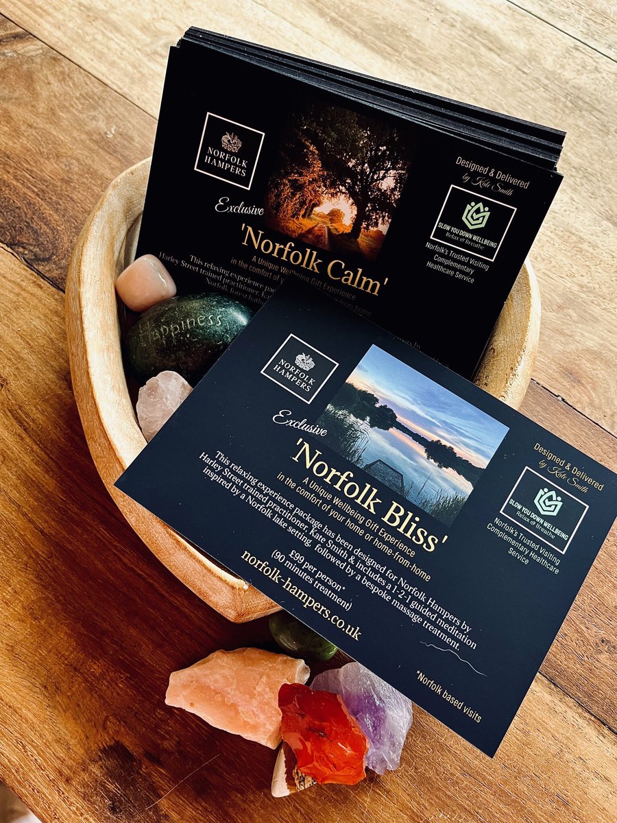 I have designed an Exclusive Visiting Mindful Meditation & Massage Combination Experience for norfolk-hampers.co.uk/beauty-hampers/ Which guided meditation would you choose.. beside a Norfolk lake or in a Norfolk wooded glade? 🤔 #visitingwellbeingexperiences #harleystreettrainedpractitioner