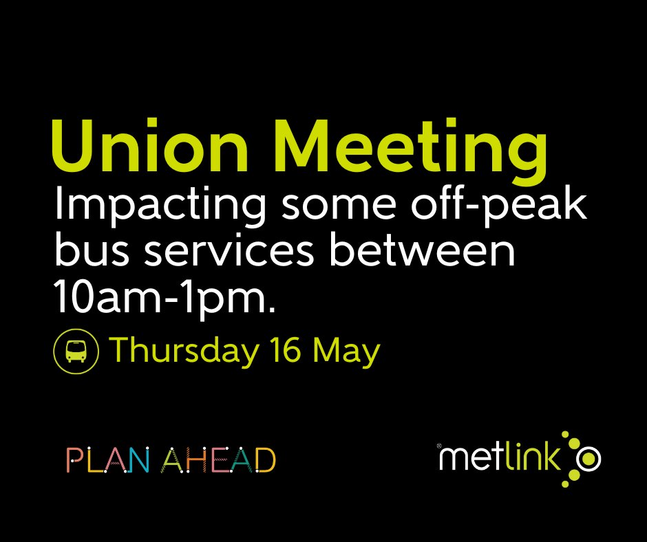 On Thursday 16 May some bus drivers will be attending their regular Tramways Union meeting. There may be some off-peak disruption to bus services between 10am-1pm.
 
This is an important meeting for our staff, and we support their attendance. 

Affected routes may include: 1, 7,