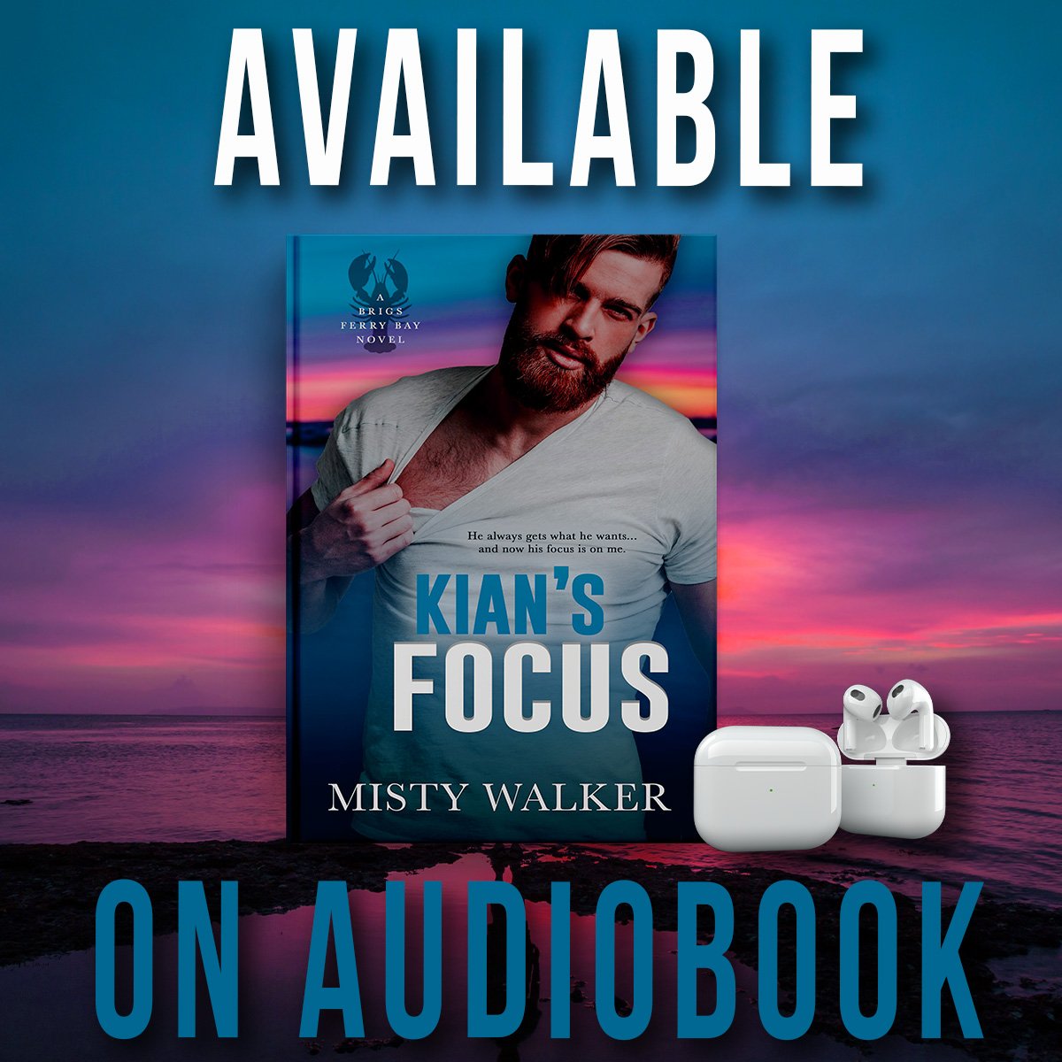 From USA Today Best-Selling author Misty Walker comes a small-town, hurt/comfort, gay romance. Read or Listen to Kian’s Focus now! adbl.co/38183G6 #Audiobook #KiansFocus #MistyWalker #MMRomance #GayRomance @mistywalkerbook