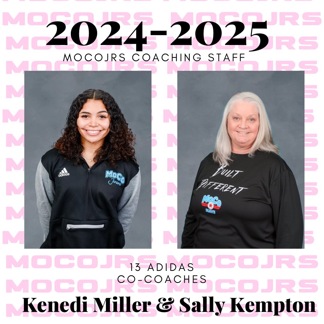 MoCoJrsVBC's tweet photo. 🚨More coaching announcements!

Co-Coaches of MoCo Jrs 13 Adidas, Kenedi Miller &amp; Sally Kempton!

Kenedi Miller is a General Business Graduate defensive specialist on the San Houston State Bearkat volleyball team. Miller is now pursuing her MBA. 
#MoCoFam https://t.co/sMCGhyzn5c