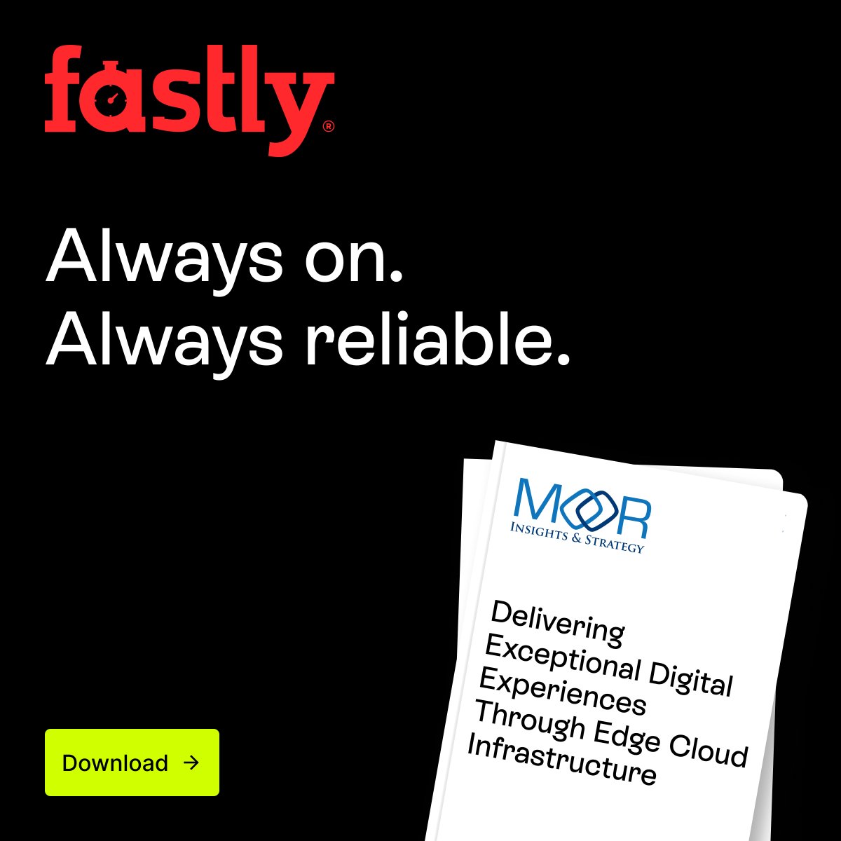 Network resiliency is the 🔑 key to digital success now and in the future. Gain insights into the critical importance of resilient infrastructure for maintaining business continuity & customer satisfaction. Download 👉 fastly.us/3QGTj6h