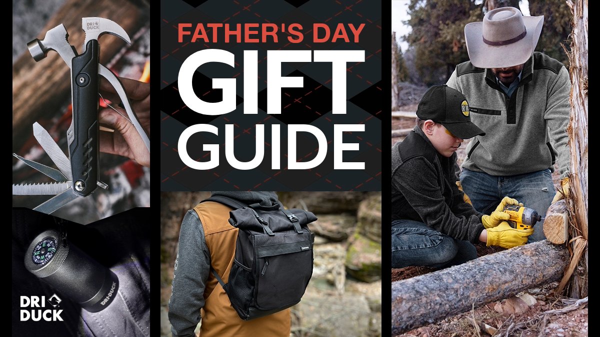 DRIDUCK's tweet image. A guide to Father's Day items and apparel he'll actually use.  #FathersDayGiftGuide #driduckdad | l8r.it/5rMD