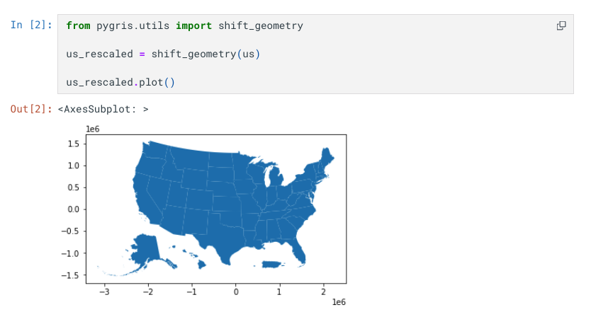 The tigris #rstats package solves the 'where to put Alaska/Hawaii/Puerto Rico?' problem with US mapping in a single line of code. Learn how in my book: walker-data.com/census-r/censu… #Python users: this feature is available for you too! walker-data.com/pygris/02-geom…