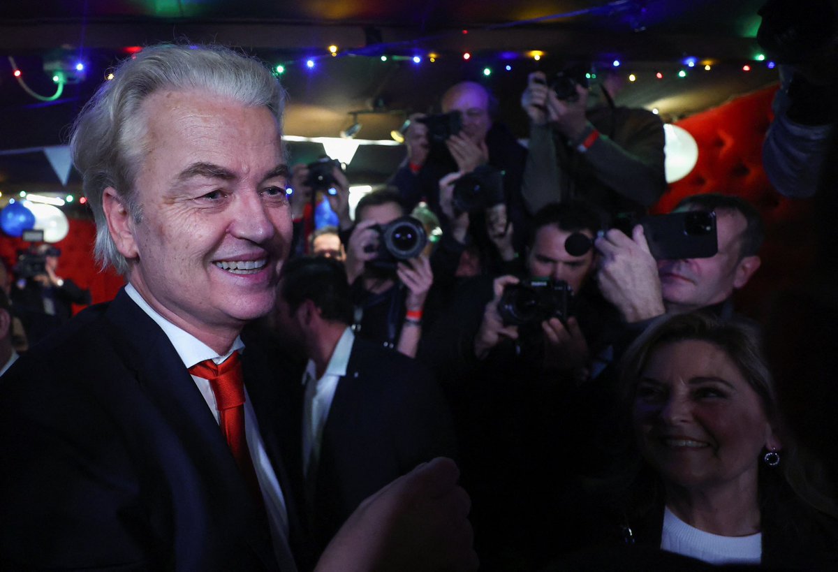 🔥 BREAKING: Geert Wilders has reached a deal to form a right-wing government in the Netherlands. His anti-Islam, anti-immigration party will lead the four-party coalition.

What a brilliant day for the Dutch people!