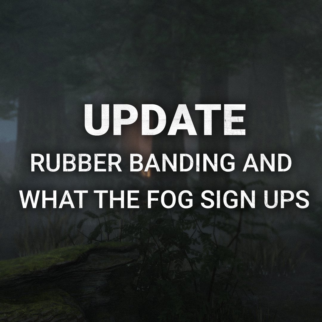 We have a couple of updates on current issues for you!
 
🔹 Rubber banding fix has just rolled out. This was server-side so there's no download.
🔹 What The Fog key claim issue is now fully fixed, go grab your free game! bit.ly/what-the-fog
 
Thank you for your patience!