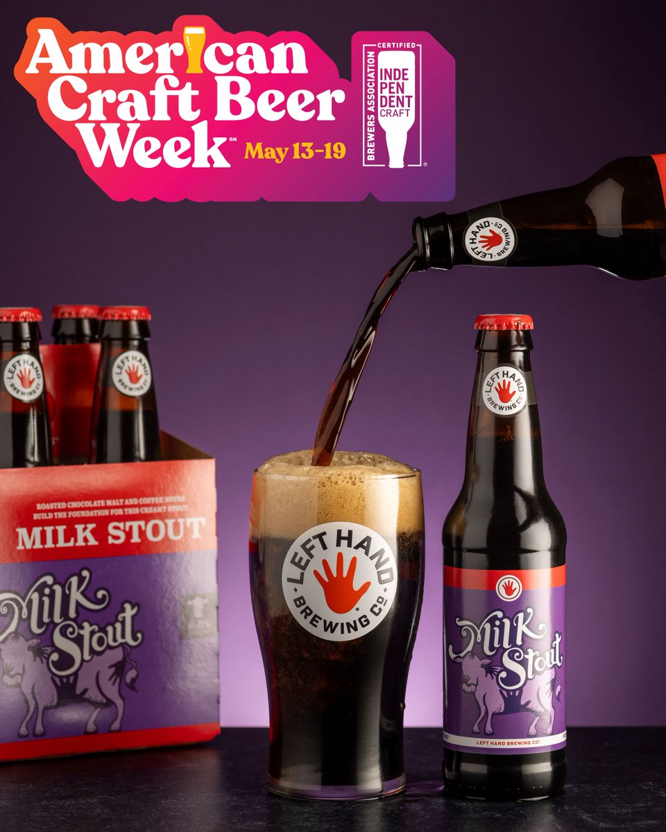This American Craft Beer Week, raise a glass to 25 years of Milk Stout! First released in 1999, award-winning Milk Stout has become a staple for stout lovers everywhere. Rich & robust with notes of roasted coffee & milk chocolate, this classic stout is one to celebrate 🎉