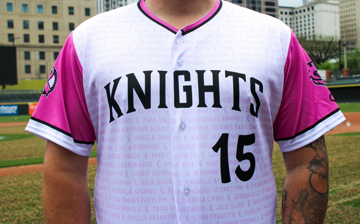 Since we're not playing tonight, here's a reminder to place a bid on our Pink Knights jerseys to benefit Levine Cancer Institute: Project Pink. Bid now through Sunday at 10pm: bit.ly/3WJo5Np