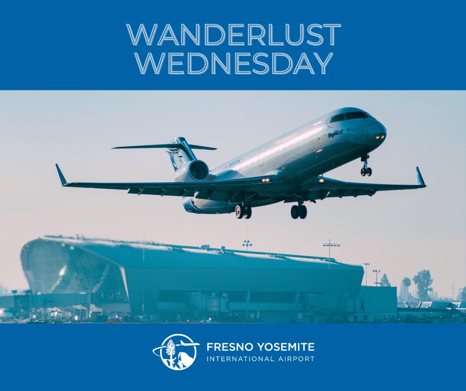 Wanderlust Wednesday vibes from @iflyfresno! Wherever your wanderlust leads, our nonstop destinations await. From sun-kissed majestic mountains to sun-kissed beaches, let your adventurous spirit soar! Tag your travel buddy and start planning your next escape!
#WanderlustWednesday