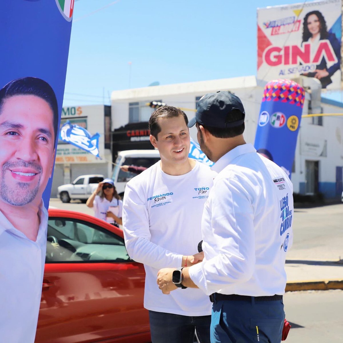 Un gusto recibir en #Durango a @MarkoCortes, Presidente de @AccionNacional. @FerRochaDgo y todo nuestro equipo, demostraremos que el 🖐🏼 distrito seguirá siendo el más panista en todo el estado.