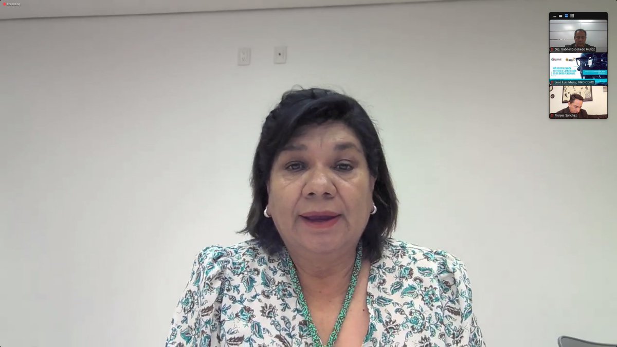 @INAImexico @JosefinaRomanV @AristidesRodri @CPDP_SNT @Congreso_CdMex @R3Dmx @moisessanchezr @KamanaU Hoy hemos aprendido que en la protección de #datospersonales en contextos de digitalización también debe existir la ética: diputada María Eugenia Hernández