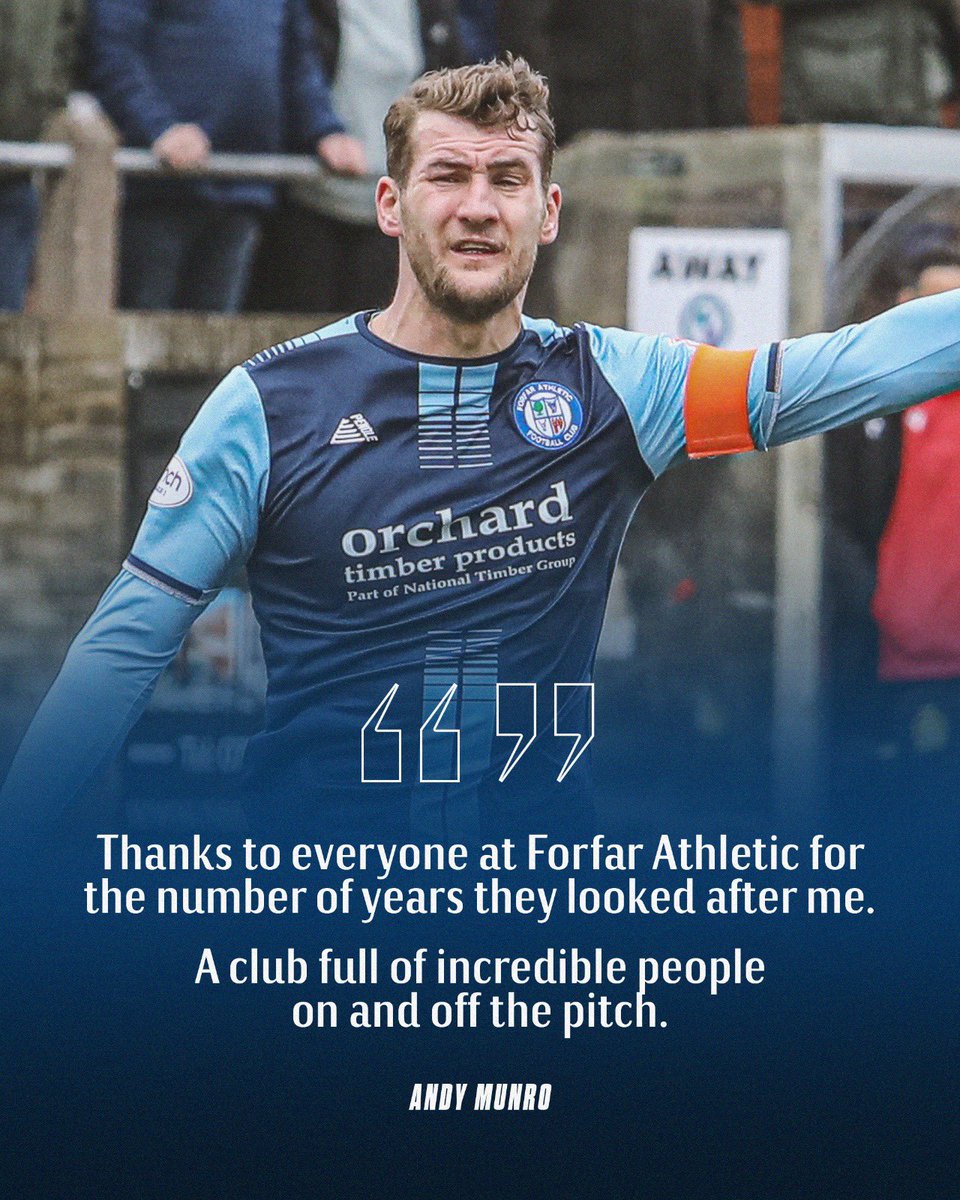Thank you Andy! The Loons can confirm today that club captain Andy Munro will head for pastures new this summer. Read: tinyurl.com/539xfzca