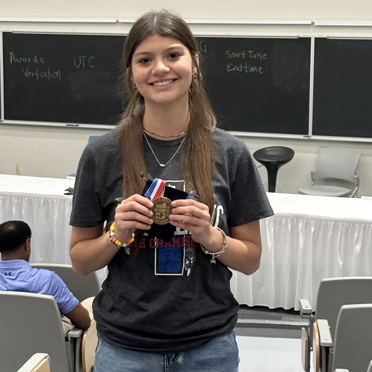 MELANIE MCARTHUR PLACED 6th at STATE UIL in COMPUTER APPS! Way to go girl!!