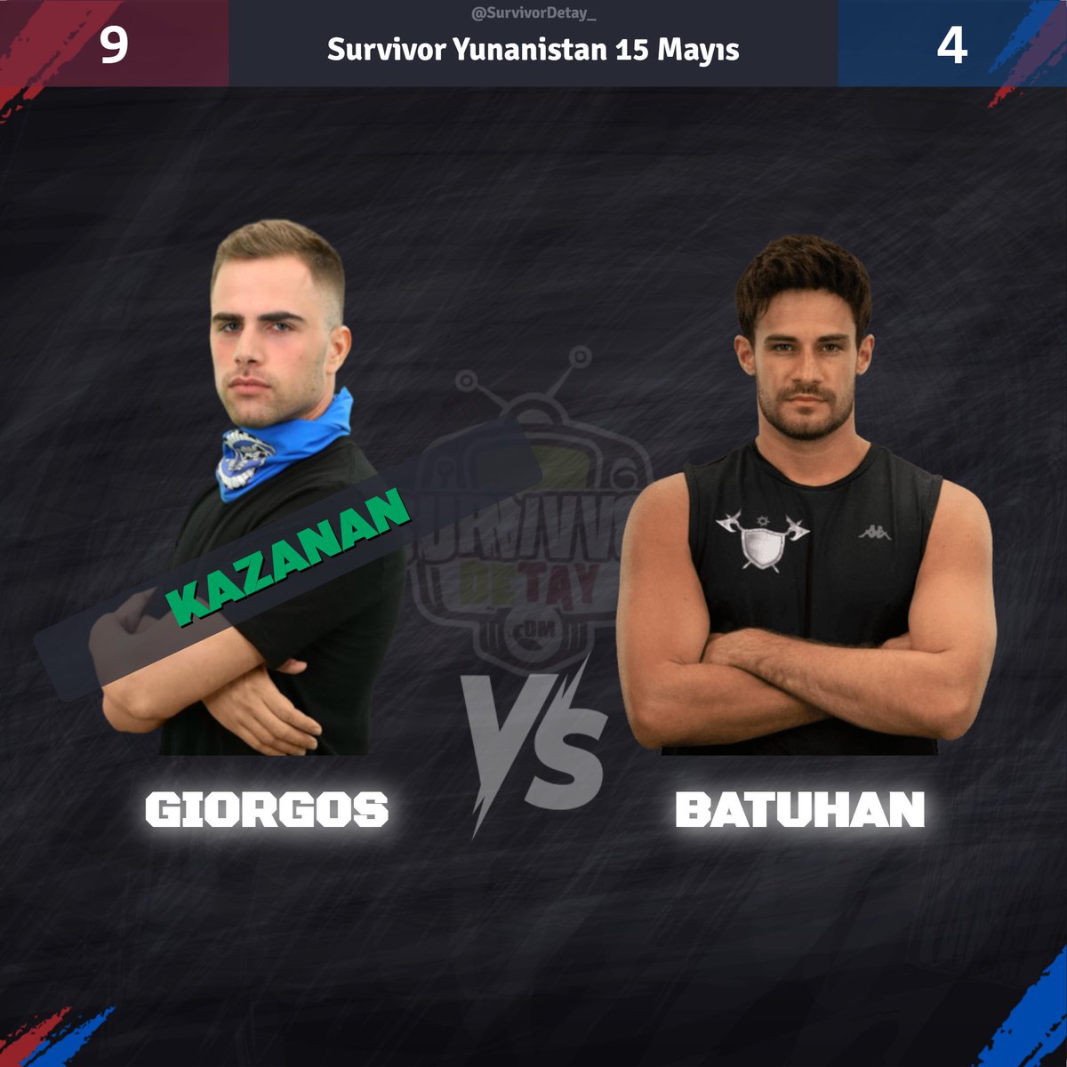 Survivor Yunanistan #15Mayıs
🟥 Giorgos
vs.
🟦 Batuhan
#SurvivorAllStar #SurvivorAllStar2024 #Survivor2024AllStar #Survivor2024 #Survivor #survivorekstra #SurvivorTürkiye #SurvivorGR