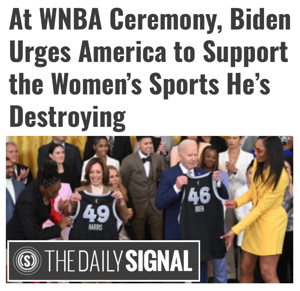 Don't let President Biden gaslight you – he's trying to force female athletes to compete against biological men. 🔗dailysignal.com/2024/05/15/wnb…