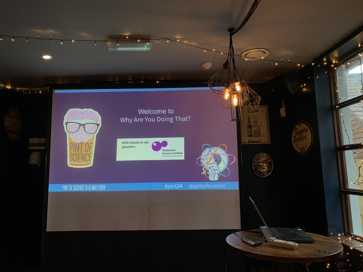 Sarah (@sarahnilaaa) on Twitter photo Thank you <a href="/pintofscience/">Pint of Science UK</a> Durham for having me — I really enjoyed having a great time and questions!
Thanks the organisers ☺️ Thank you <a href="/pintofscience/">Pint of Science UK</a> Durham for having me — I really enjoyed having a great time and questions!
Thanks the organisers ☺️