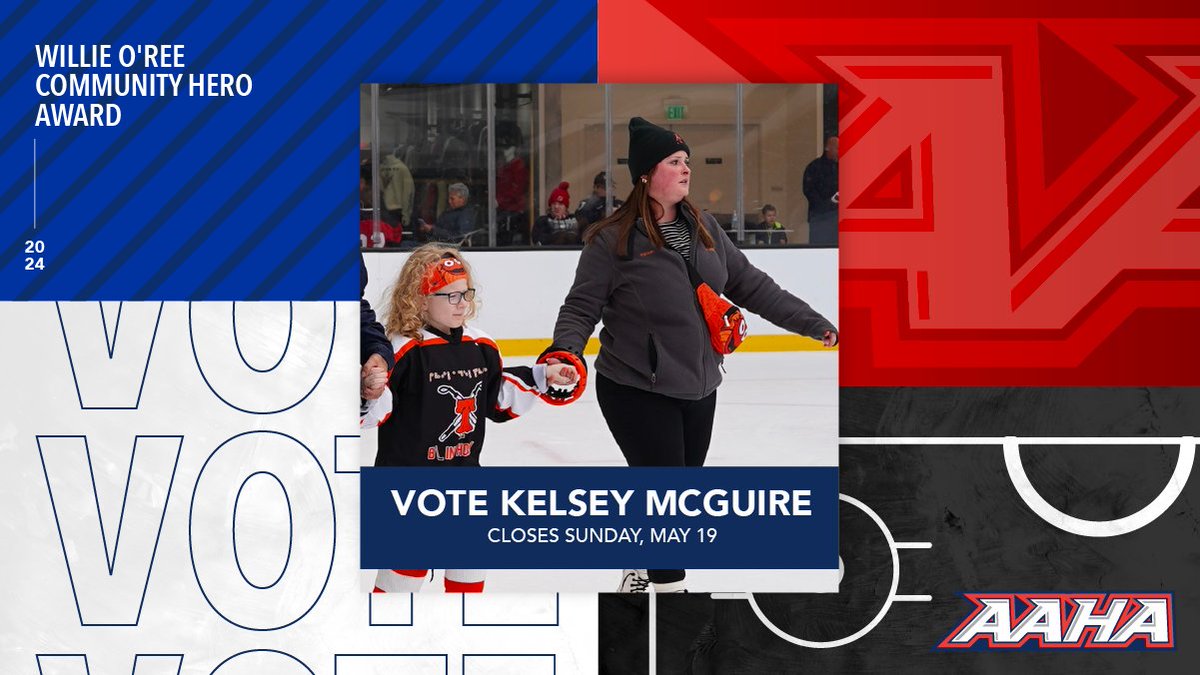 Voting closes this Sunday and we need your help voting for Kelsey. She has worked tirelessly to support the growth of blind hockey in the greater Philadelphia area.

Show your support and cast a vote ➡️ nhl.com/oreeaward

#Hockey | #HockeyIsForEveryone | #DisabledHockey