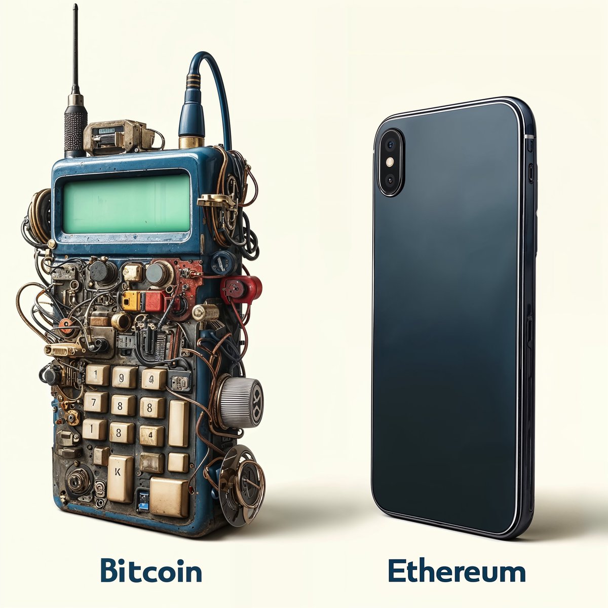 Don't be fooled by $ETH maxis.... 
$BTC can do everything that $ETH and more.