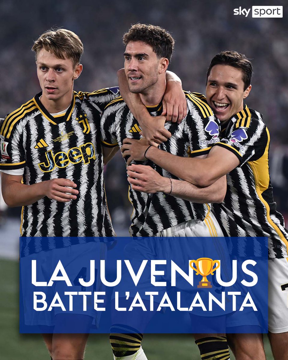 ULTIM'ORA COPPA ITALIA
Atalanta-Juventus 0-1
⚽️ #Vlahovic (4')
#SkySport #AtalantaJuventus #CoppaItalia #Juventus 
🔗 tiny.cc/ata_juve_finale