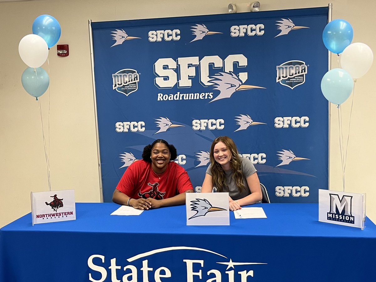 Congratulations to <a href="/Ja_2much/">Jaida Shipp</a> and <a href="/myraclaas4/">-M</a> on their signings! 

Jaida will be attending Northwestern Oklahoma State next year!

Myra will be attending Mission University!

We are proud of both of you!