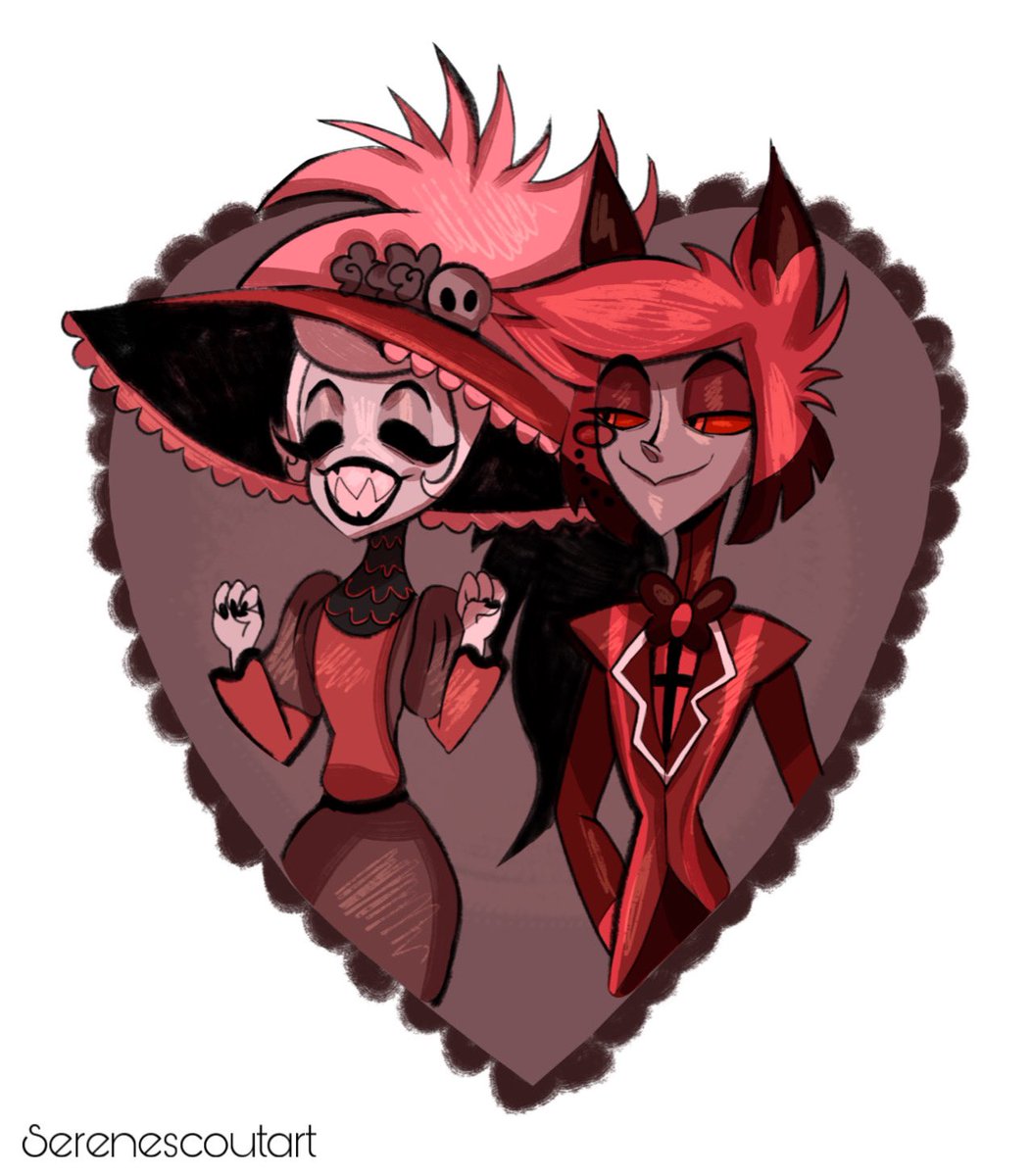 The cuntiest besties ever #alastor #rosie #HazbinHotel