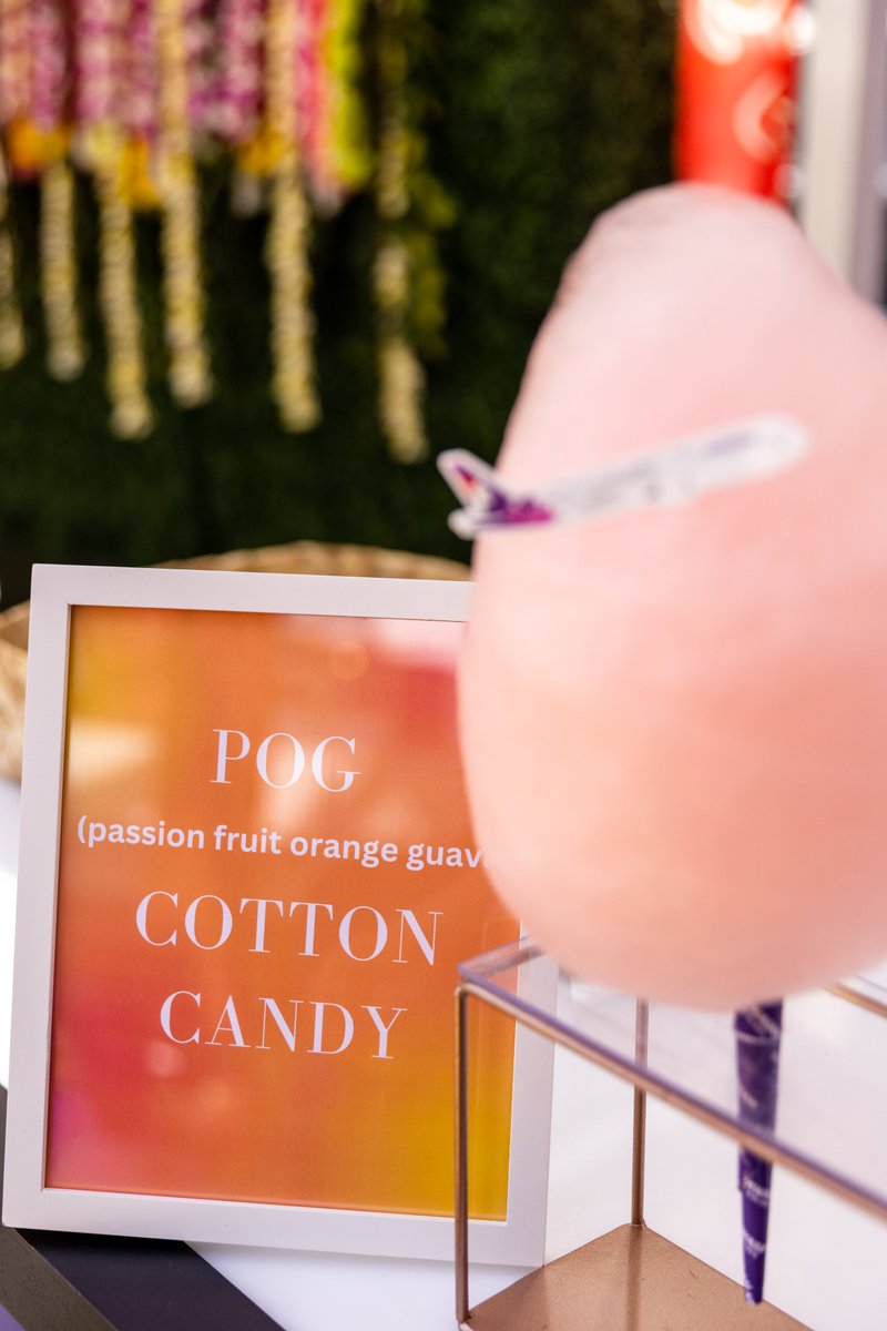 HawaiianAir's tweet photo. Dreaming about cotton candy clouds? ☁️ Wake up and try our POG cotton candy, available exclusively at our #31DaysofLei events.
Learn more: https://t.co/4JzvOWcYEV