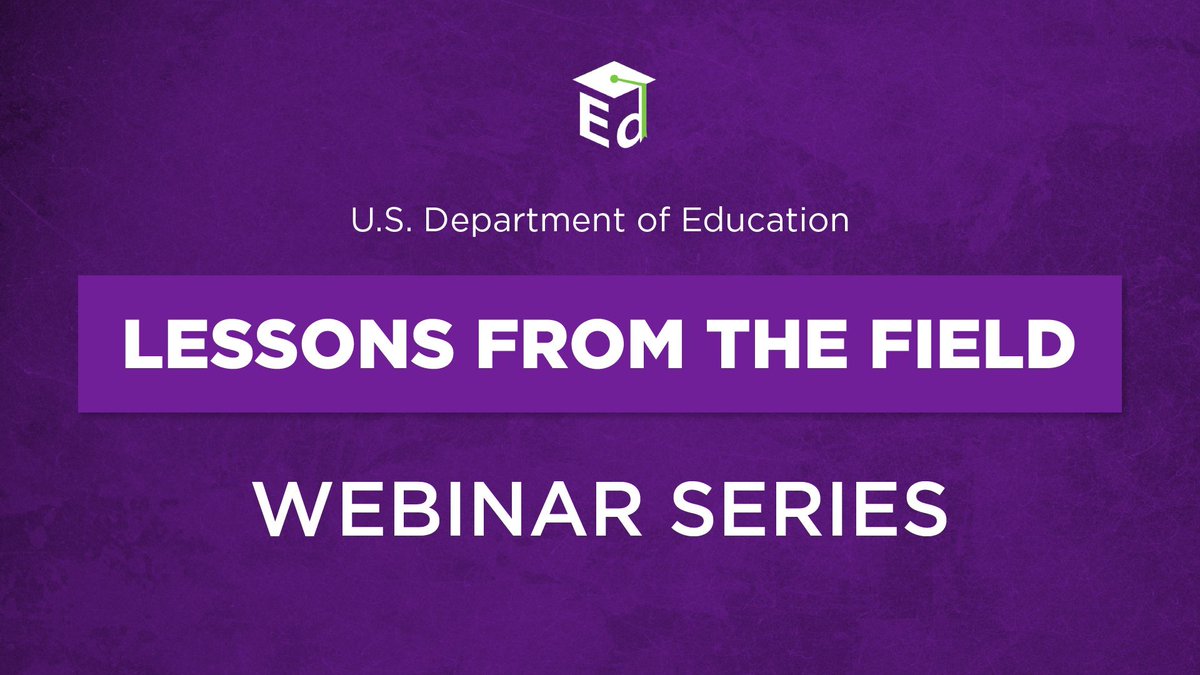 Join @usedgov, @SSLearn, & @remstacenter's webinar on 5/22 to learn about trauma-informed strategies for rebuilding a safe & supportive school climate & other resources to assist in recovery following an act of school violence. Register: air-org.zoom.us/webinar/regist…