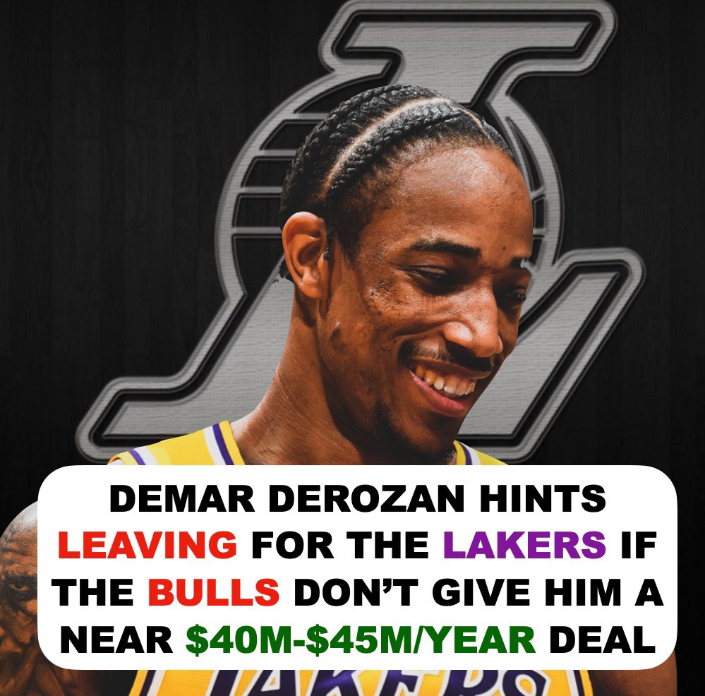 The #Bulls can either overpay for DeMar DeRozan who turns 35 this summer…

…or let him walk with the team having no real plan for a rebuild.