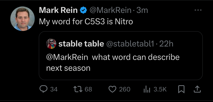 Mark Rein has described Fortnite Chapter 5 Season 3 with the word “Nitro”