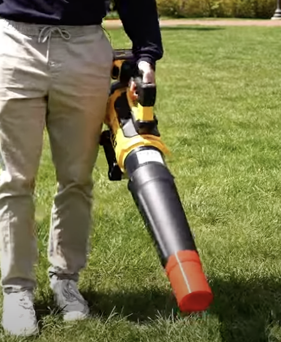 Johns Hopkins University engineering students invented a quieter leaf blower
